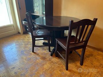 Tavolo rotondo allungabile