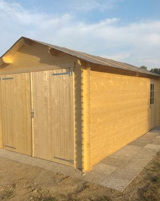 GARAGE DI LEGNO OTELLO 560x320x273h