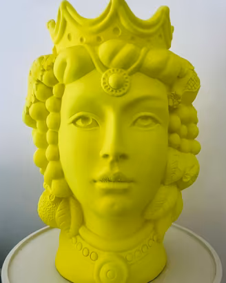 Testa di moro ceramica dí Caltagirone