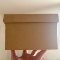 Scatola in cartone grezzo per decoupage