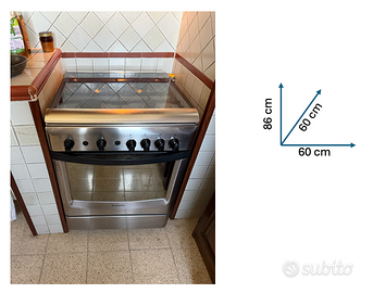 Cucina a gas + forno ventilato - Ariston