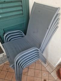 set sedie per esterno 