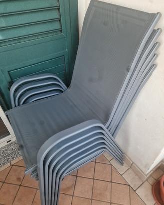 set sedie per esterno 