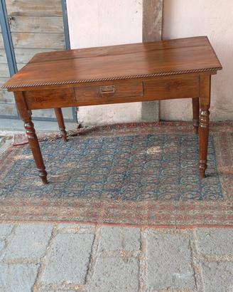tavolo toscano abete massello gommalacca e cera 