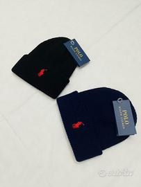 🧢 Berretti Polo Ralph Lauren in lana – Nero e blu