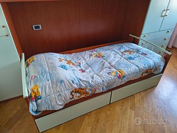 Letto con cassettone