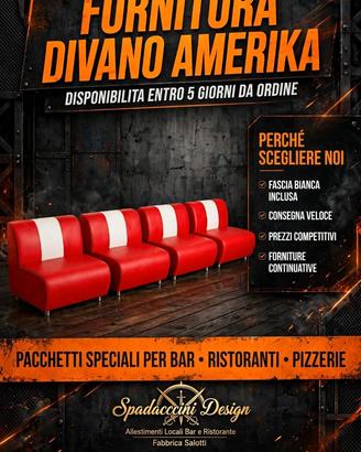 DIVANI STILE AMERICA ANNI 50