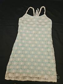 abito elegante celeste 