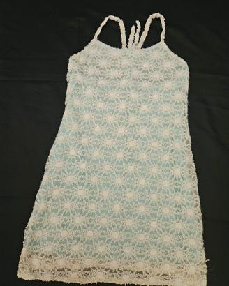 abito elegante celeste 