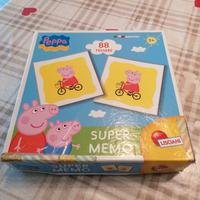 Peppa pig memory + gioco/puzzle da costruire