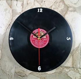 Orologio da parete disco La voce del padrone vinta