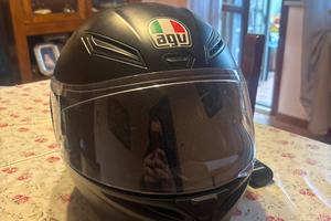 Casco agv e guanti alpinestar