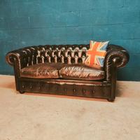 Divano club Chester Chesterfield cuoio inglese uk