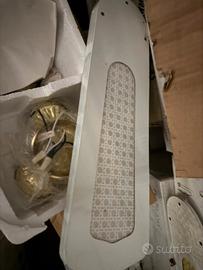 ventilatore a soffitto a 3 luci bianchi pezzi 50