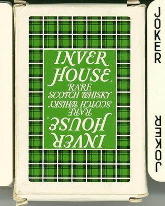 2 MAZZI CARTE ANNI '50 INVER HOUSE SCOTCH WHISKY