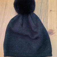 Cappellino morbido con lurex