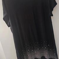 maglia nera glitterata 