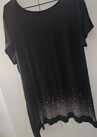 maglia nera glitterata 