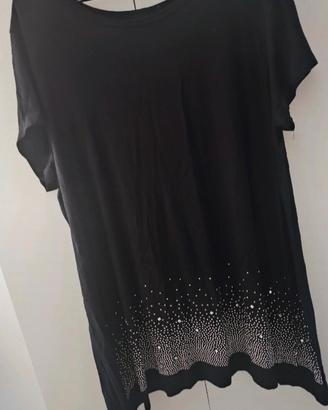maglia nera glitterata 