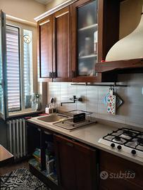 cucina Lube vero legno e ottone