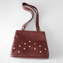 Borsa a spalla vintage Ungaro Paris  Vera pelle