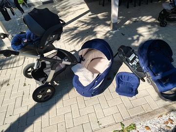 PASSEGGINO TRIO STOKKE COMPLETO 