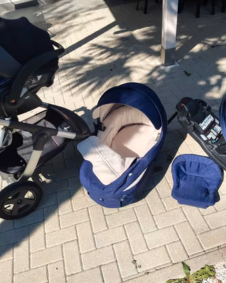 PASSEGGINO TRIO STOKKE COMPLETO 