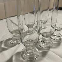 Set 6 bicchieri da birra vintage cristallo nuovo