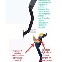 Pedale spark leva frizione chevrolet