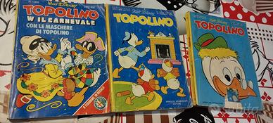 3 fumetti Topolino vintage