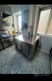 Mobile acciaio inox cucina professionale
