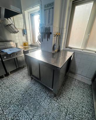 Mobile acciaio inox cucina professionale