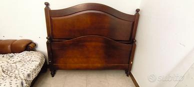 Letto con rete e materasso