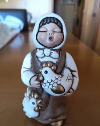 Thun Donna con Galline Presepe Giubileo