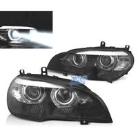 FARI LED BMW X5 E70 07-13 OEM XENON OCCHI ANGEL NE