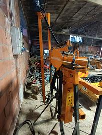 Cimatrice e rimorchio per uva, olive , etc