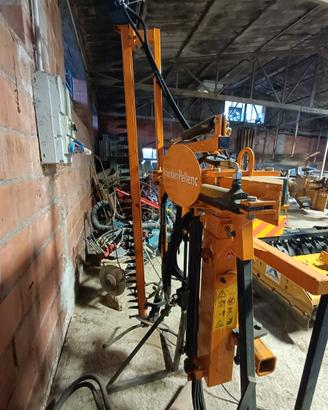 Cimatrice e rimorchio per uva, olive , etc