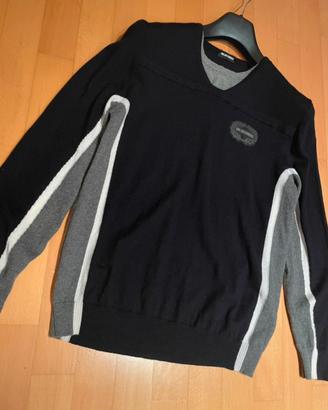 Maglione uomo pura lana tg.XL- Dirk Bikkembergs