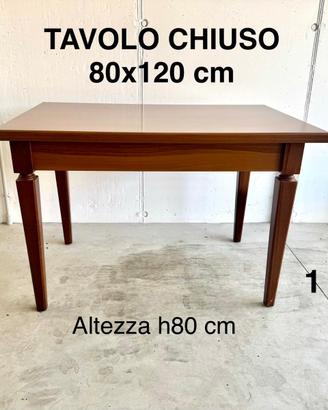 Tavolo con sedie
