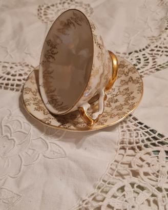 tazza da te' di epoca in porcellana Bavaria