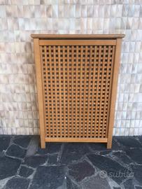 copritermo in legno di noce chiaro