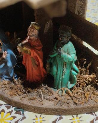 Capanna del presepe anni 70 