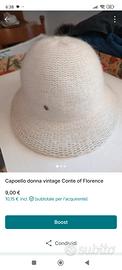 cappello donna Conte of Florence panna