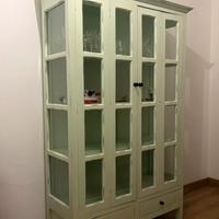 Vetrina Shabby Chic con cassetti