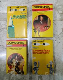 4 libri gialli Garzanti e doppio giallo