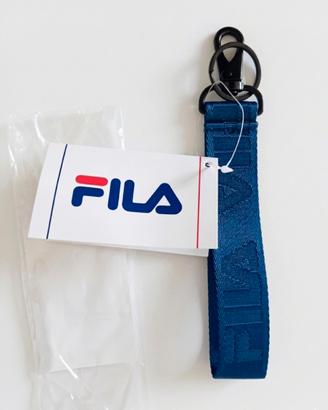 Portachiavi FILA Blu Navy Nuovo con QR Code 