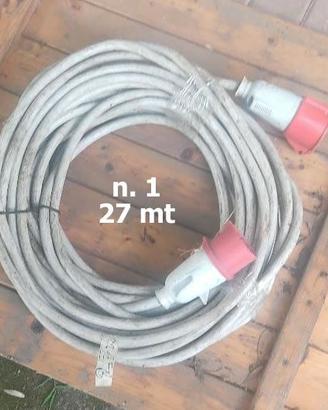 cavo elettrico con prese CEE 380 V