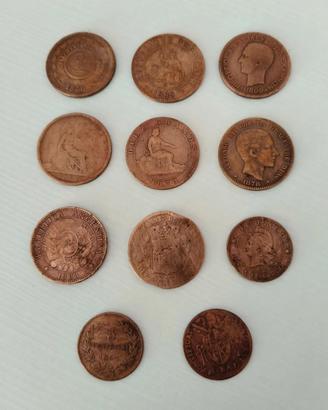 monete straniere del '800