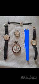 blocco orologi vintage anni 60/70 + 2 rolex 