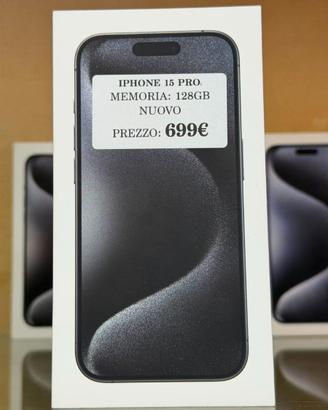 IPHONE 15 PRO - 128 GB - NUOVO